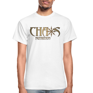 OG Chaos T-Shirt Gold Logo - white