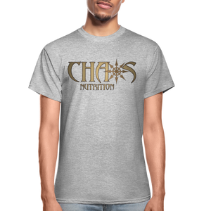 OG Chaos T-Shirt Gold Logo - heather gray