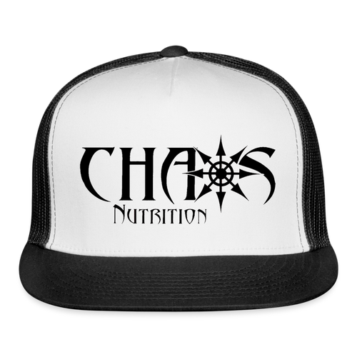 OG Chaos Nutrition Logo Trucker Cap - white/black
