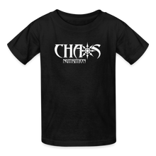 OG Chaos Nutrition Youth Tagless T-Shirt White Logo - black
