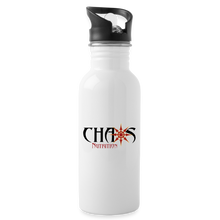 Chaos Nutrition Water Bottle - white