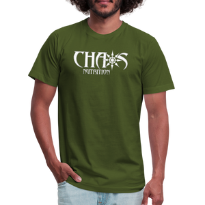 OG Chaos T- Shirt White Logo - olive