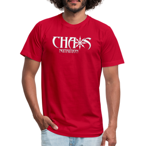 OG Chaos T- Shirt White Logo - red