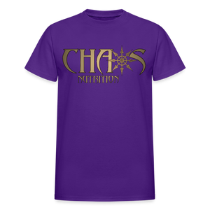 OG Chaos T-Shirt Gold Logo - purple