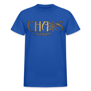 OG Chaos T-Shirt Gold Logo - royal blue