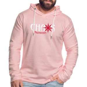 Chaos Nutrition Logo Lightweight Terry Hoodie (3 Colors) - cream heather pink