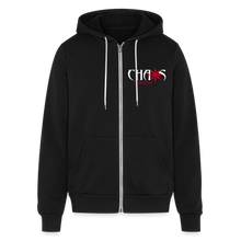 Ride Or Die Logo Unisex Full Zip Hoodie - black