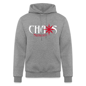 Chaos Nutrition Logo Champion Unisex Powerblend Hoodie - heather gray