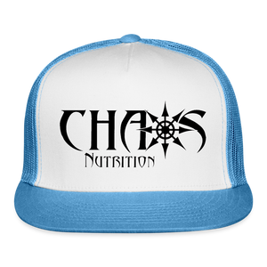 OG Chaos Nutrition Logo Trucker Cap - white/blue