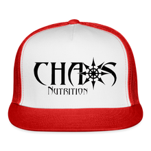 OG Chaos Nutrition Logo Trucker Cap - white/red