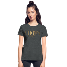 OG Chaos Nutrition Logo Women's T-Shirt with Gold Logo - deep heather