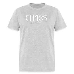 OG White Chaos Nutrition Logo Unisex Classic T-Shirt - heather gray