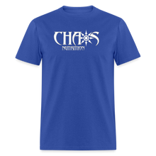 OG White Chaos Nutrition Logo Unisex Classic T-Shirt - royal blue