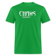 OG White Chaos Nutrition Logo Unisex Classic T-Shirt - bright green