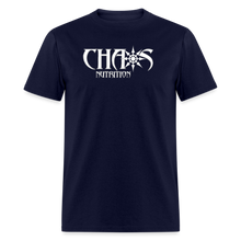 OG White Chaos Nutrition Logo Unisex Classic T-Shirt - navy