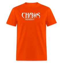 OG White Chaos Nutrition Logo Unisex Classic T-Shirt - orange