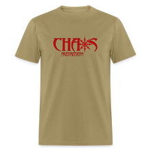 OG Red Chaos Nutrition Logo Unisex Classic T-Shirt - khaki