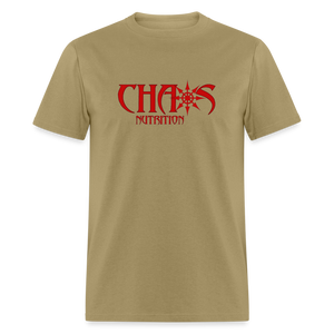 OG Red Chaos Nutrition Logo Unisex Classic T-Shirt - khaki