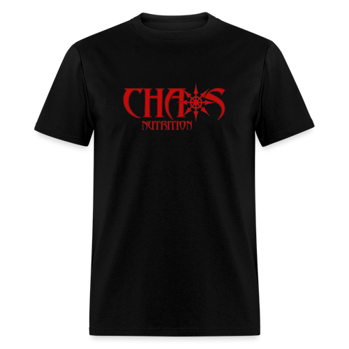 OG Red Chaos Nutrition Logo Unisex Classic T-Shirt - black