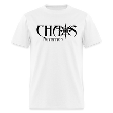 OG Black Chaos Nutrition Logo Unisex Classic T-Shirt - white