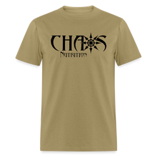 OG Black Chaos Nutrition Logo Unisex Classic T-Shirt - khaki