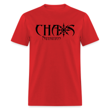 OG Black Chaos Nutrition Logo Unisex Classic T-Shirt - red