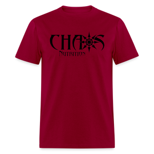 OG Black Chaos Nutrition Logo Unisex Classic T-Shirt - dark red