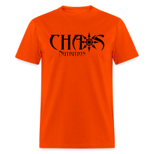 OG Black Chaos Nutrition Logo Unisex Classic T-Shirt - orange