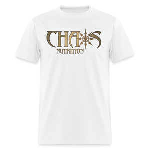 OG Gold Chaos Nutrition Logo Unisex Classic T-Shirt - white