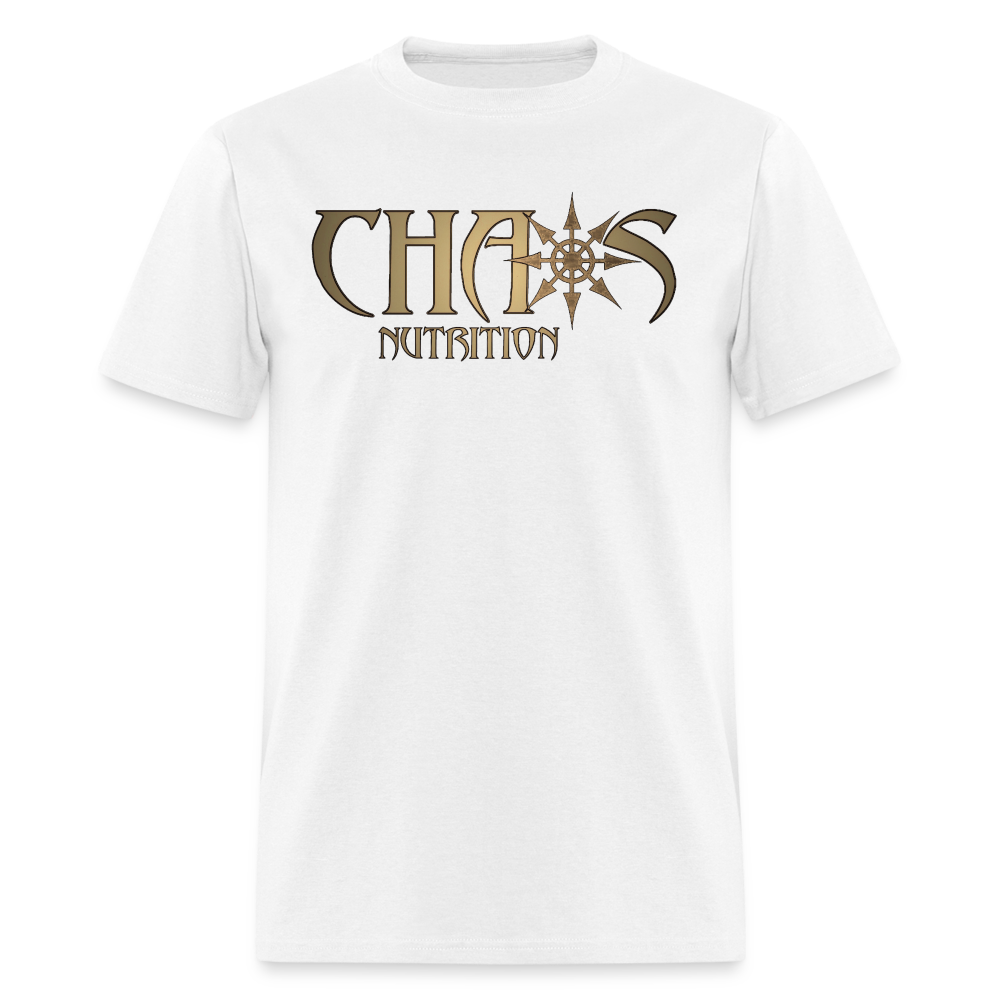 OG Gold Chaos Nutrition Logo Unisex Classic T-Shirt - white