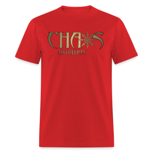 OG Gold Chaos Nutrition Logo Unisex Classic T-Shirt - red