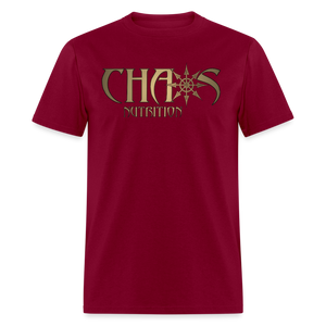 OG Gold Chaos Nutrition Logo Unisex Classic T-Shirt - burgundy