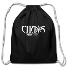 Official Chaos Nutrition Cotton Drawstring Bag - black