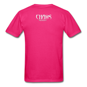 No Easy Way Out, T-Shirt with White Lettering - fuchsia