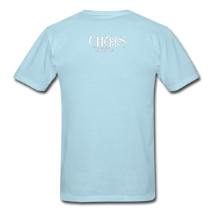 No Easy Way Out, T-Shirt with White Lettering - powder blue
