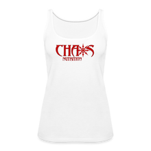 Chaos Nutrition OG Logo Women’s Premium Tank Top - white