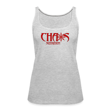Chaos Nutrition OG Logo Women’s Premium Tank Top - heather gray