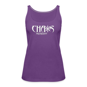 Chaos Nutrition OG Logo Women’s Premium Tank Top - purple