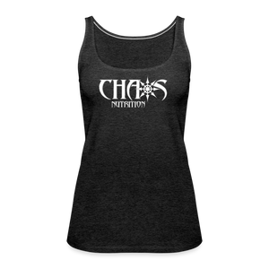 Chaos Nutrition OG Logo Women’s Premium Tank Top - charcoal grey