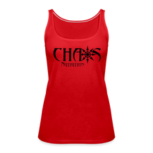 Chaos Nutrition OG Black Logo Women’s Premium Tank Top - red