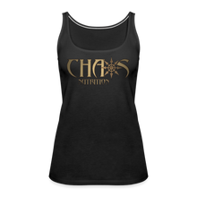 Chaos Nutrition OG Gold Logo Women’s Premium Tank Top - black