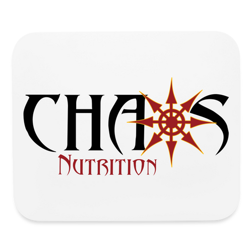 Chaos Nutrition Mouse pad Horizontal - white