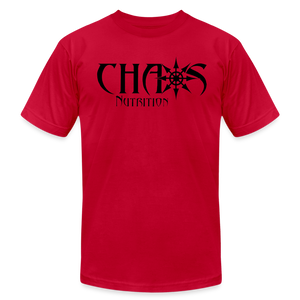 OG Chaos T-Shirt Black Logo - red