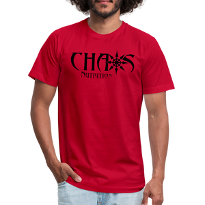 OG Chaos T-Shirt Black Logo - red