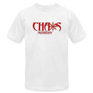 OG Chaos T- Shirt Red Logo - white
